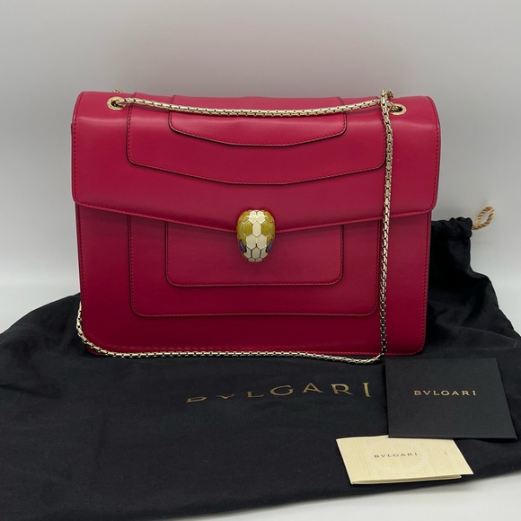 ❌SOLD❌Authentic Bvlgari Serpenti Forever medium chain bag - Picture 3 of 15